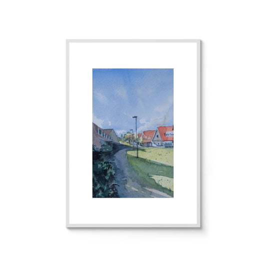 Morgonpromenad i Sisjön, på väg hem