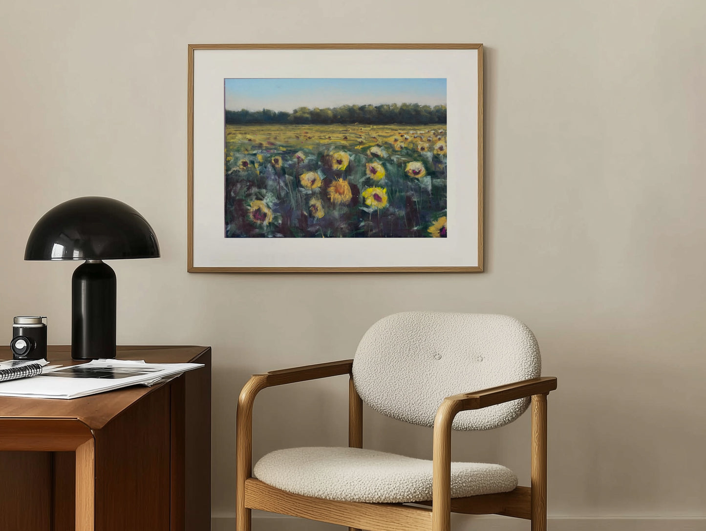 Sommarens sista solrosor