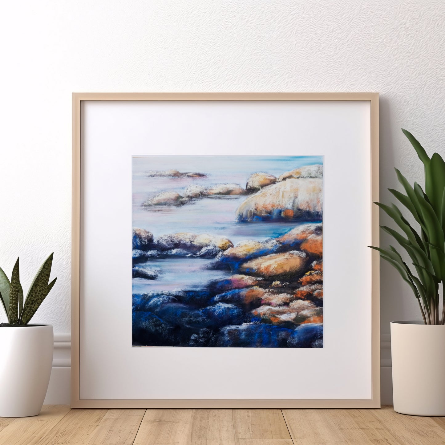 Stenar i kvällsljus, Nordingrå