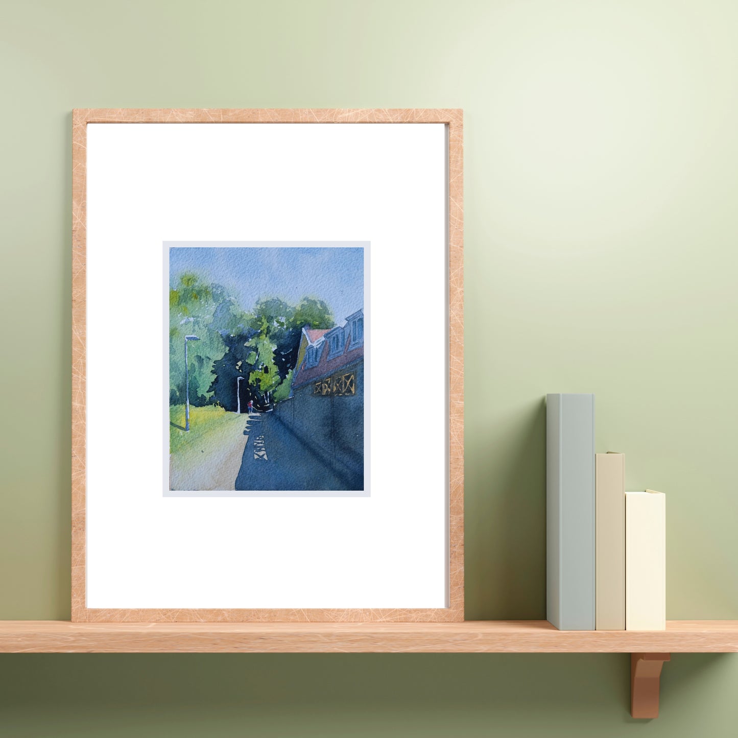 Morgonpromenad i Sisjön