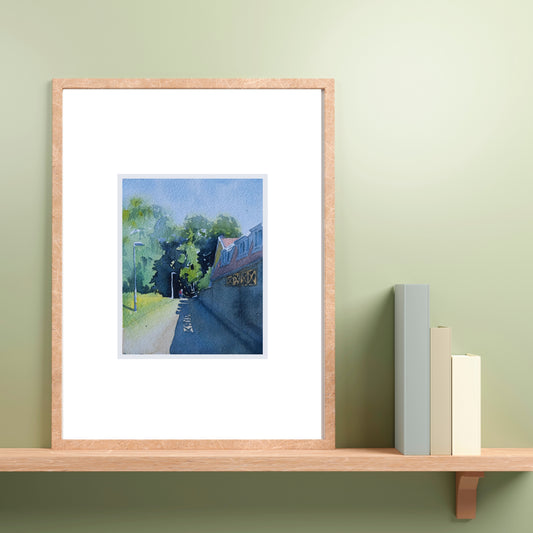 Morgonpromenad i Sisjön