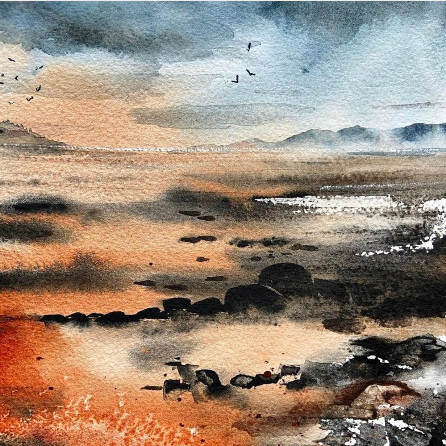 Vinterstorm på Särö