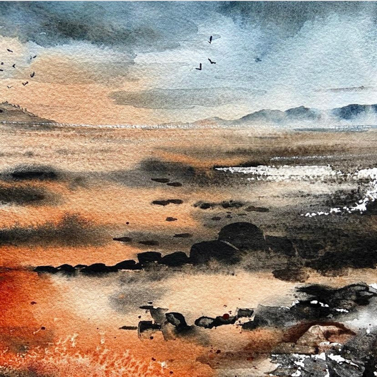 Vinterstorm på Särö