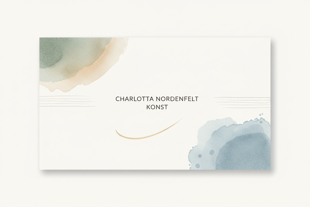 Presentkort på konst hos Charlotta Nordenfelt